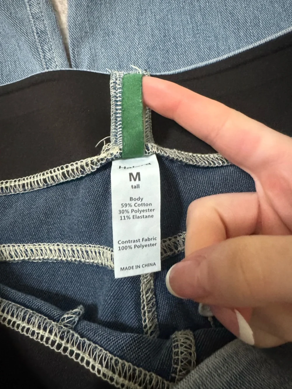 Waisted Pockets Baggy Wide Leg Washed Jeans size medium tall - Picture 4 of 4